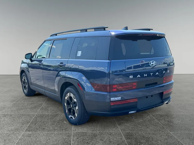 2026 Hyundai Santa Fe — rear three-quarter view