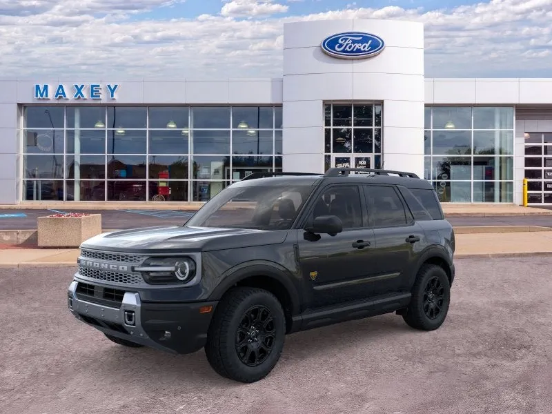 2026 Ford Bronco Sport Badlands® in Shadow Black — front three-quarter view