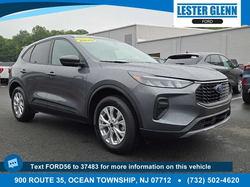 2025 Ford Escape Active in Carbonized Gray Metallic — front three-quarter view