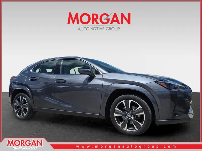 2023 Lexus UX 250h Premium in Gray — front three-quarter view