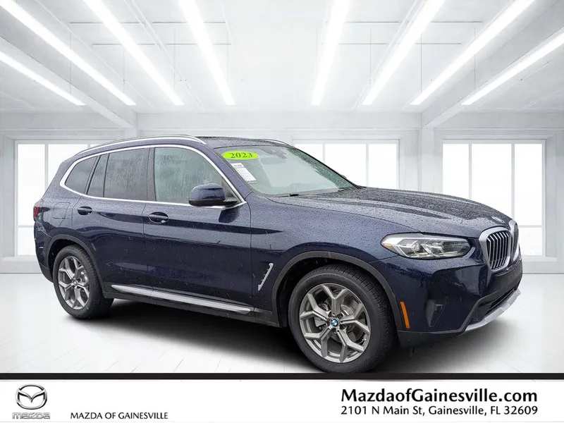 2022 BMW X3 sDrive30i in Blue — front three-quarter view