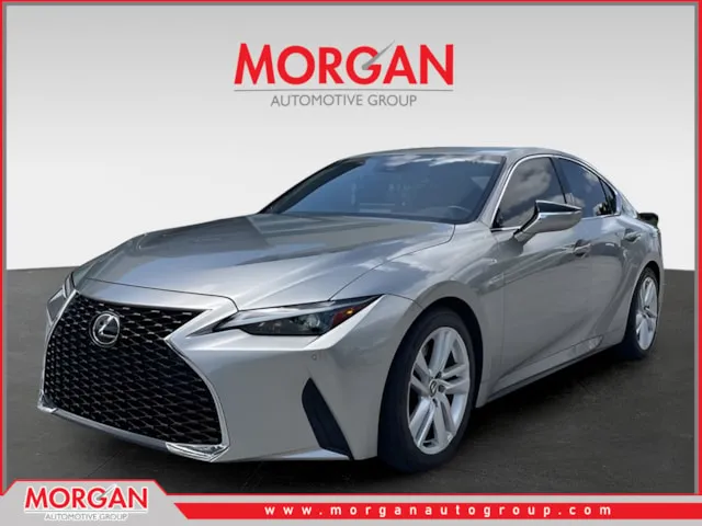 2023 Lexus IS 300 in Silver — front three-quarter view