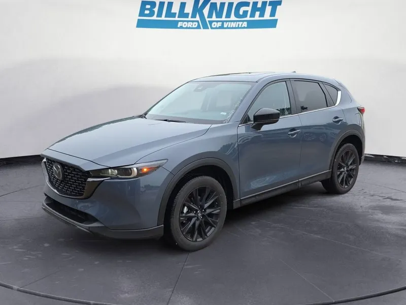 2025 Mazda Mazda CX-5 2.5 S Carbon Edition in Polymetal Gray Metallic — front three-quarter view