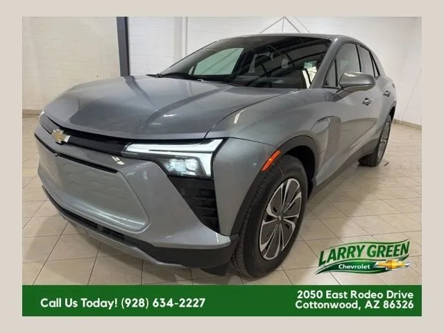 2026 Chevrolet Blazer EV LT in Sterling Gray Metallic — front three-quarter view