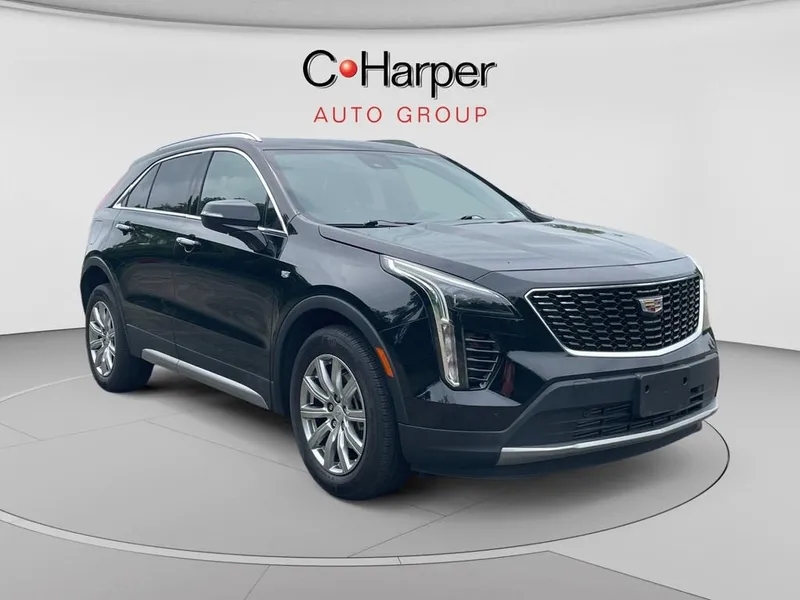 2023 Cadillac XT4 Premium Luxury in Stellar Black Metallic — front three-quarter view