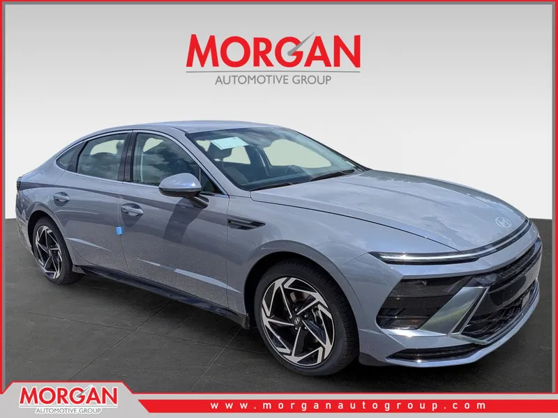 2026 Hyundai SONATA SEL Sport in Transmission Blue — front three-quarter view