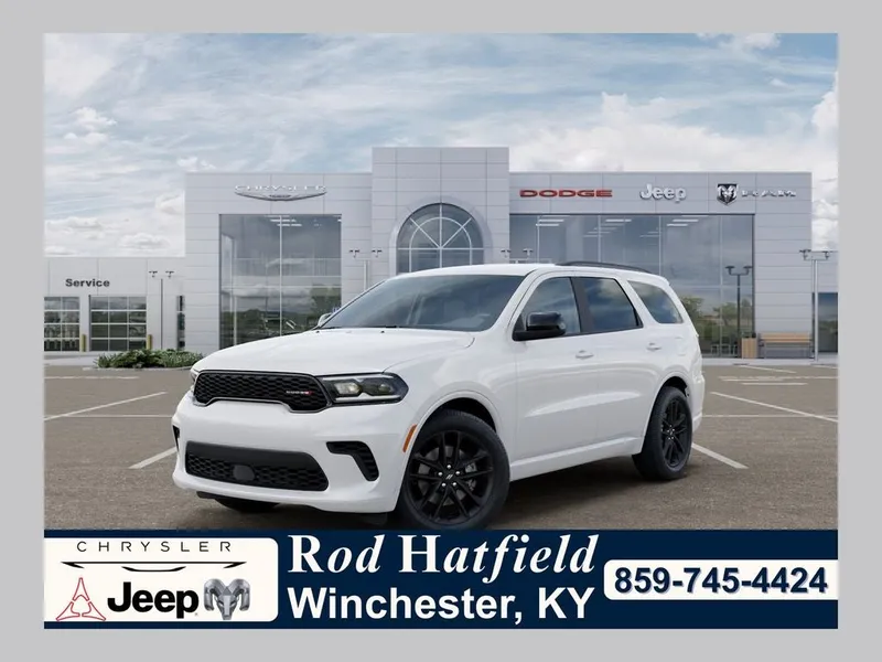 2026 Dodge Durango DURANGO GT RWD in White Knuckle Clear-Coat Exterior Paint — front three-quarter view
