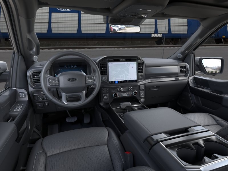 2026 Ford F-150 Lariat in Avalanche — front three-quarter view
