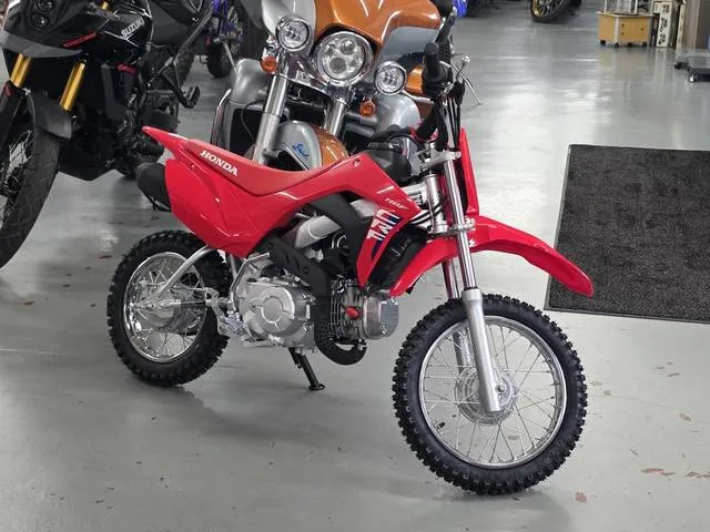 2026 Honda® CRF110F — front three-quarter view