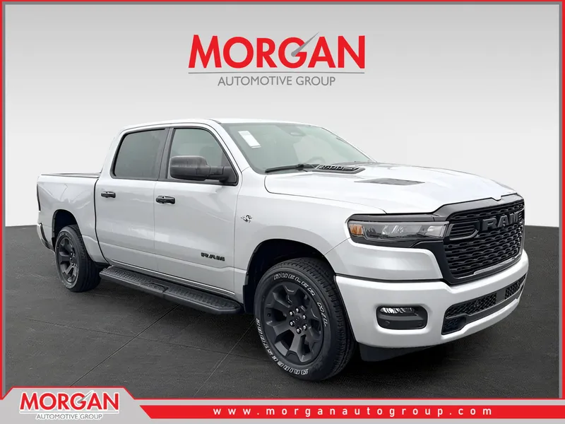 2026 Ram 1500 Express in Silver — front three-quarter view
