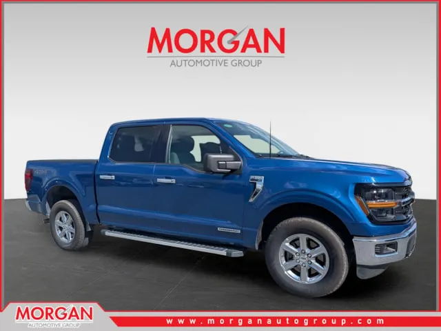 2024 Ford F-150 XLT in Blue — front three-quarter view