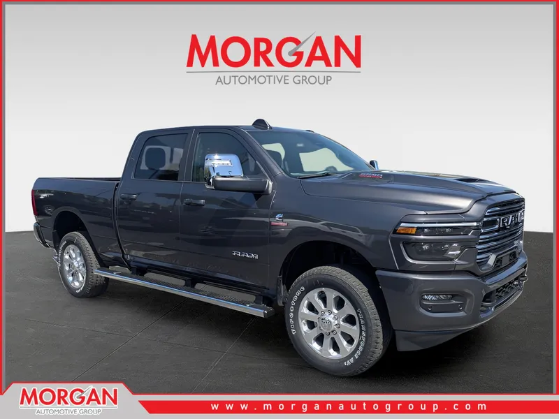 2026 Ram 2500 Laramie in Gray — front three-quarter view