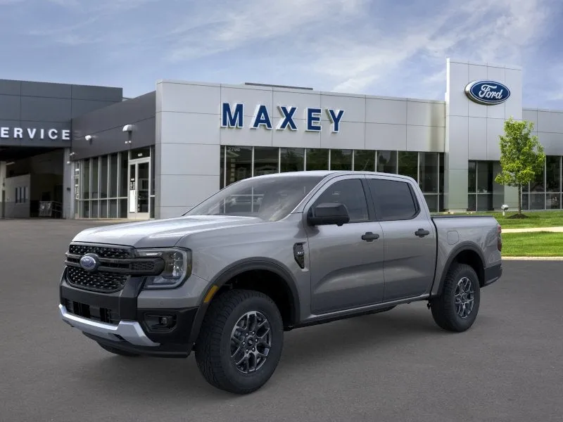 2026 Ford Ranger XLT in Carbonized Gray Metallic — front three-quarter view