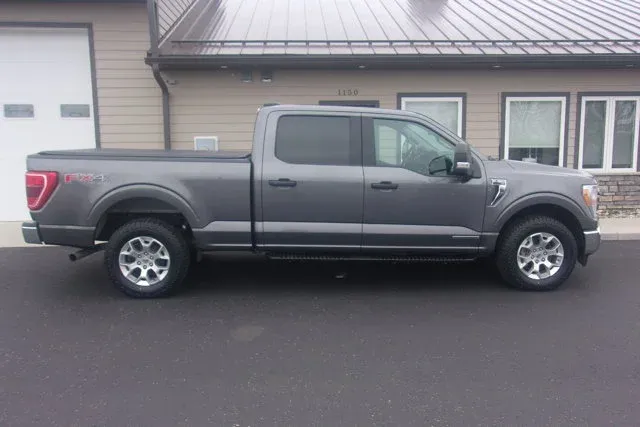 2022 Ford F-150 XLT in Carbonized Gray Metallic — front three-quarter view
