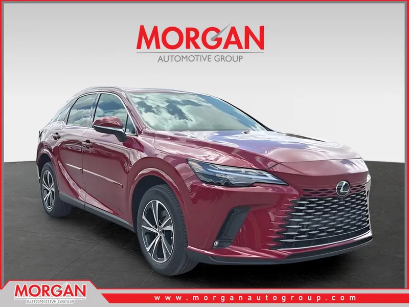 2026 Lexus RX 350 Premium in Matador Red — front three-quarter view