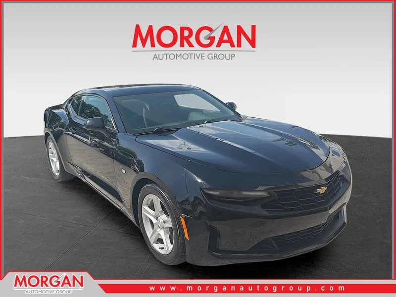 2023 Chevrolet Camaro 1LT in Black — front three-quarter view