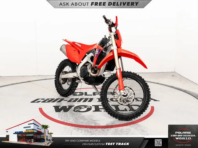 2026 Honda® CRF450X — front three-quarter view