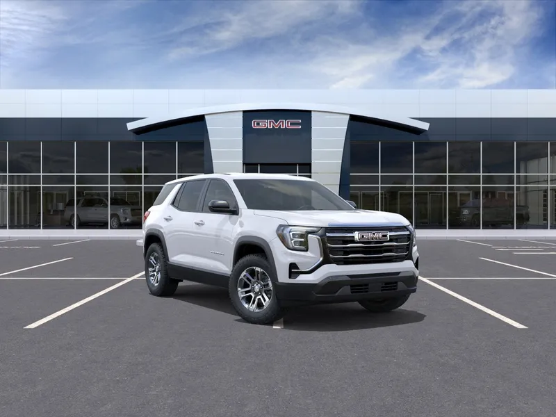 2026 GMC Terrain Elevation in Summit White — front three-quarter view