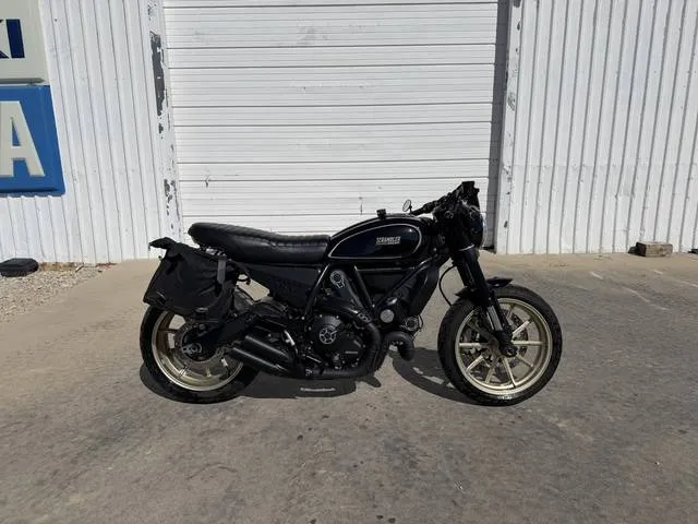 2018 Ducati Scrambler Cafe Racer — front three-quarter view