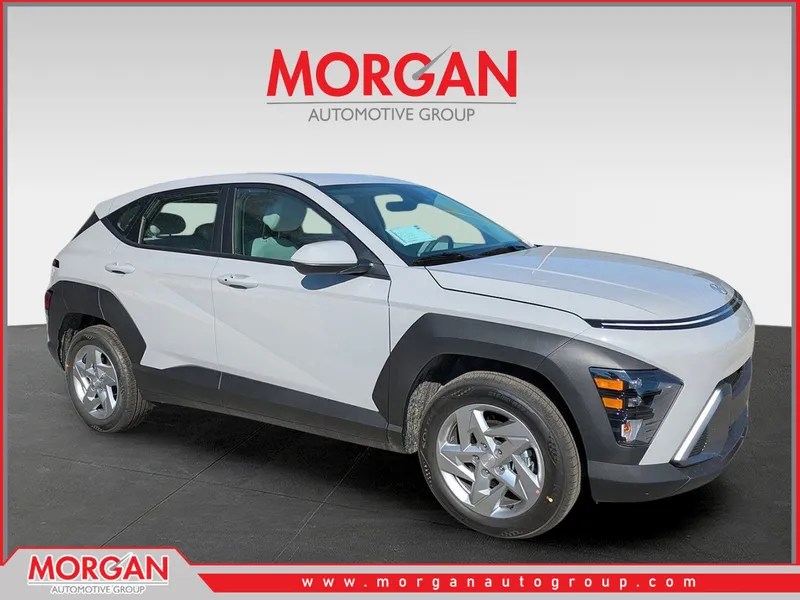 2026 Hyundai KONA SE in Cyber Gray Metallic — front three-quarter view