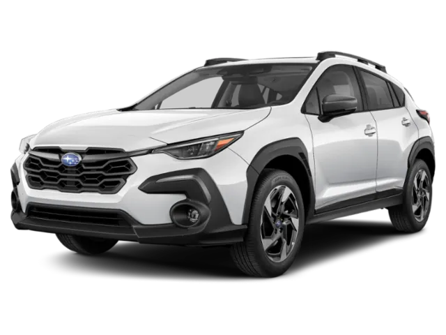 2026 Subaru Crosstrek Limited in White — front three-quarter view