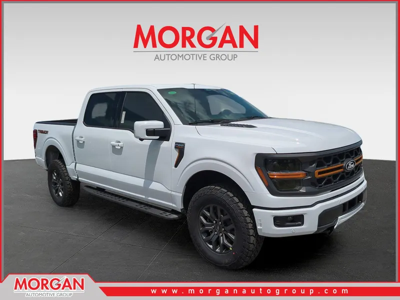 2026 Ford F-150 Tremor in White — front three-quarter view