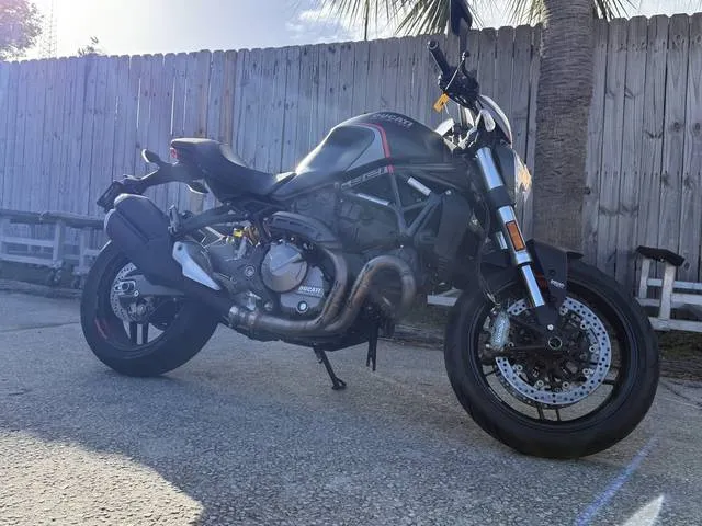 2020 Ducati M821 — front three-quarter view