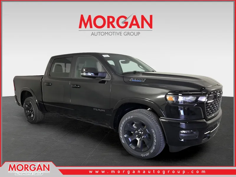 2026 Ram 1500 Big Horn/Lone Star in Black — front three-quarter view