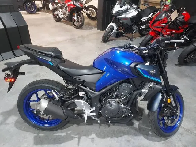 2026 Yamaha MT-03 — front three-quarter view