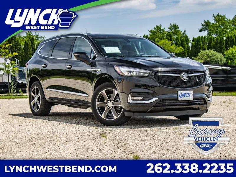 2021 Buick Enclave Essence in Includes Spectra Gray Lower Exterior Accent Color.) — front three-quarter view