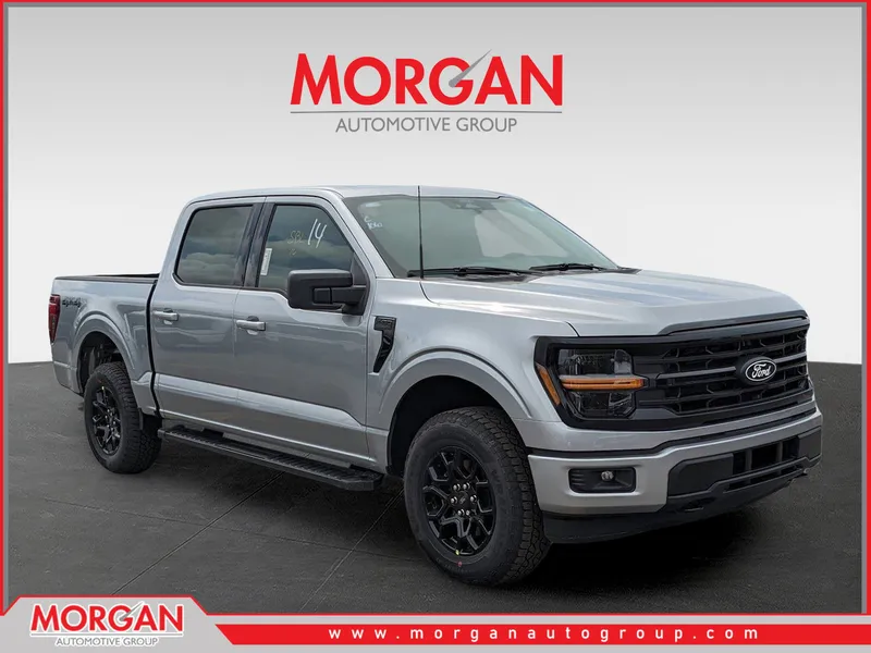 2026 Ford F-150 XLT in Silver — front three-quarter view