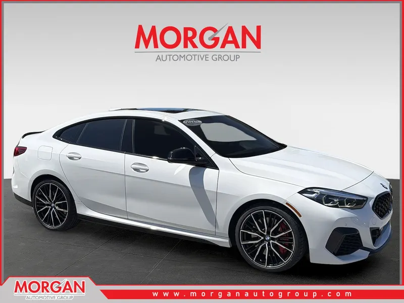 2024 BMW 2 Series M235i xDrive in White — front three-quarter view