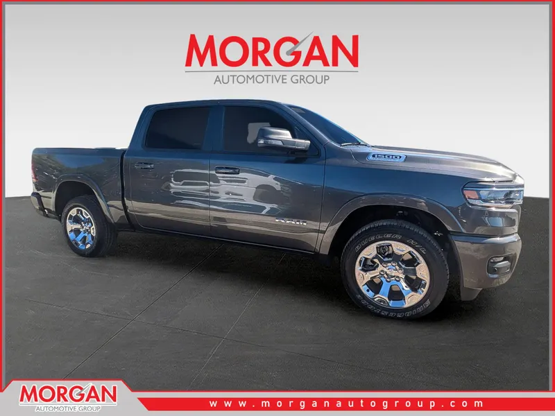 2026 Ram 1500 Big Horn/Lone Star in Gray — front three-quarter view
