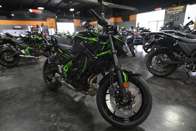 2025 Kawasaki Z650 ABS — front three-quarter view