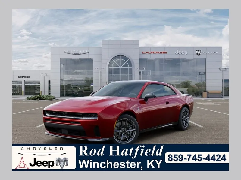 2026 Dodge Charger CHARGER SCAT PACK 2-DOOR AWD in Redeye Exterior Paint — front three-quarter view