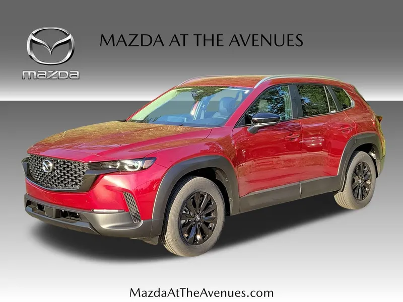 2026 Mazda CX-50 2.5 S Select in Red — front three-quarter view
