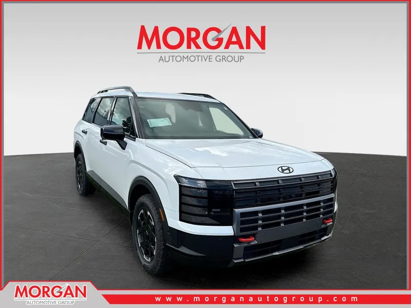 2026 Hyundai PALISADE XRT Pro in Creamy White Pearl — front three-quarter view