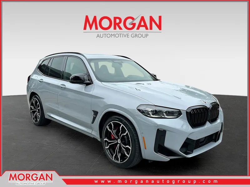 2023 BMW X3 M in Gray — front three-quarter view