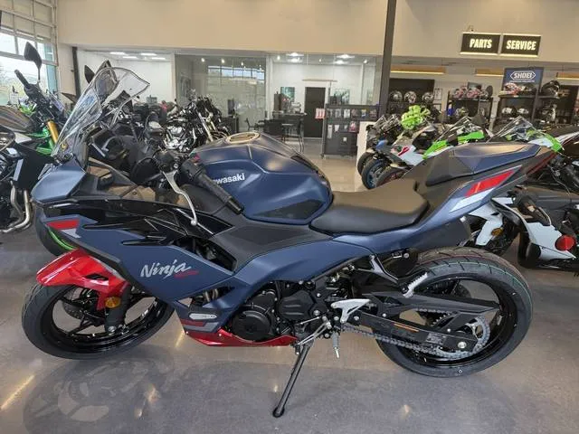 2026 Kawasaki Ninja® 500 — front three-quarter view
