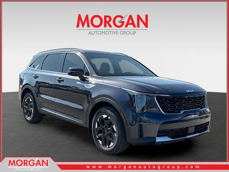 2026 Kia Sorento S in Panthera Metal — front three-quarter view