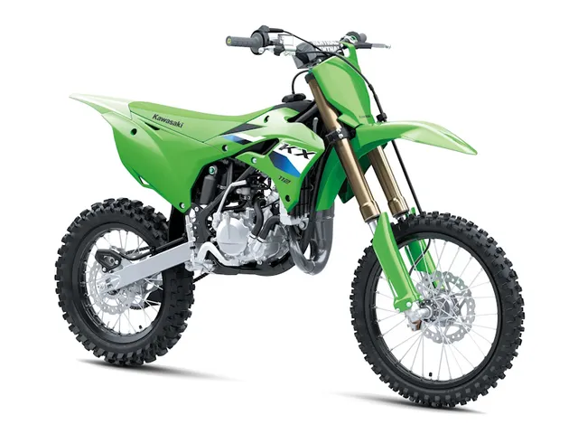 2027 Kawasaki KX™112 — front three-quarter view