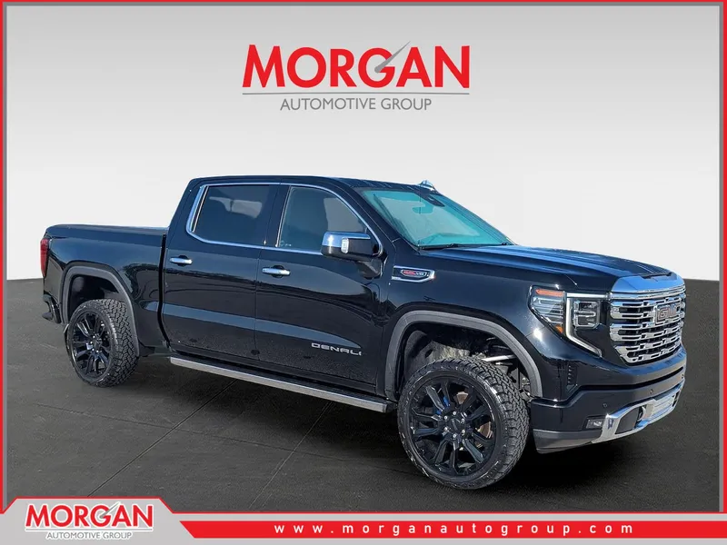 2024 GMC Sierra 1500 Denali in Onyx Black — front three-quarter view