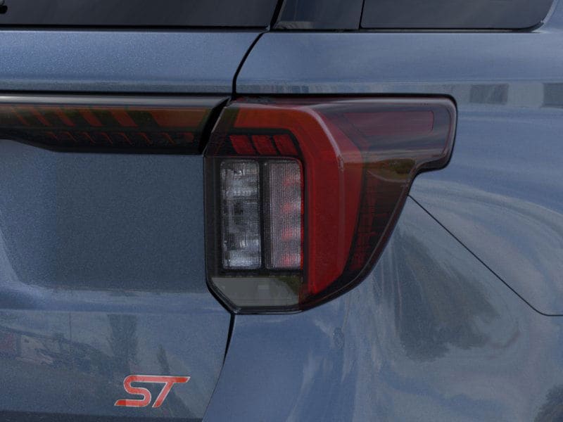 2026 Ford Explorer ST in Blue — front three-quarter view