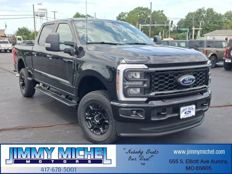 2026 Ford F-350SD XL in Black Metallic — front three-quarter view
