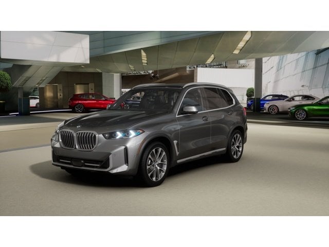 2026 BMW X5 xDrive40i in Skyscraper Grey Metallic — front three-quarter view