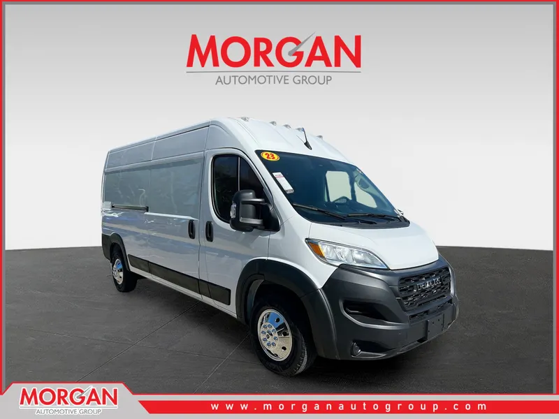 2023 Ram ProMaster 2500 High Roof in Bright White Clearcoat — front three-quarter view