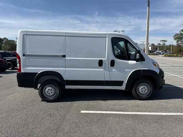 2025 RAM ProMaster Cargo Van Tradesman in Bright White Clearcoat — front three-quarter view