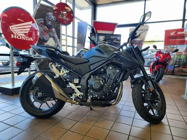 2025 Honda® CB500F — front three-quarter view