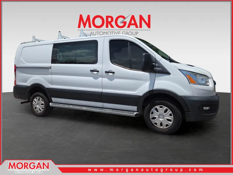 2021 Ford Transit-250 Base in White — front three-quarter view