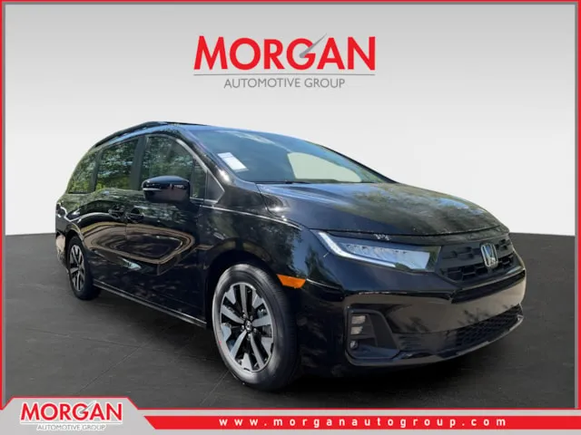 2026 Honda Odyssey EX-L in Black — front three-quarter view